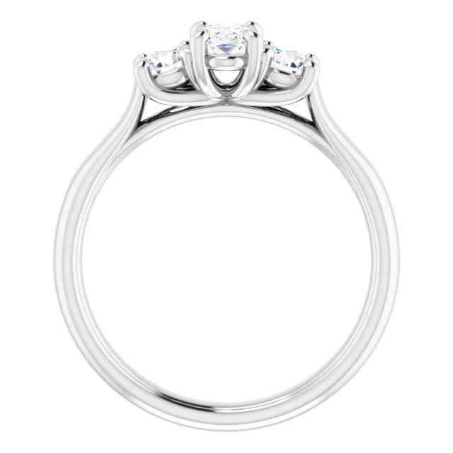 14K White Gold - 1.00