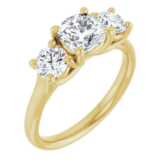 14K Yellow Gold - 1.00
