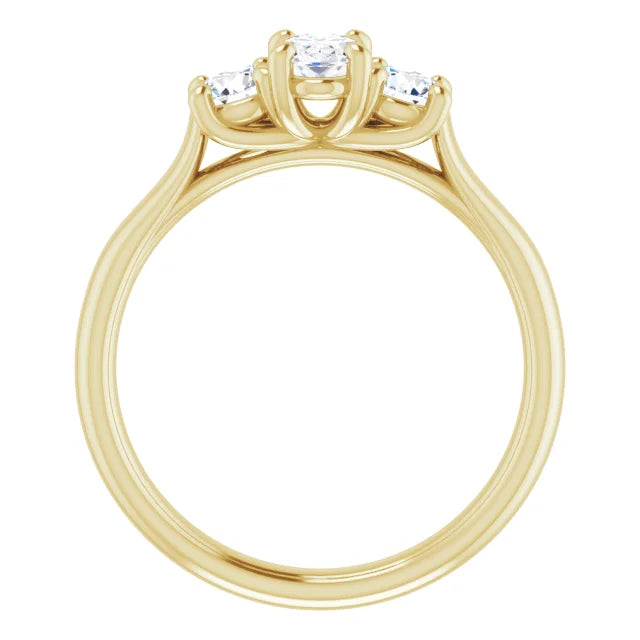 14K Yellow Gold - 1.00