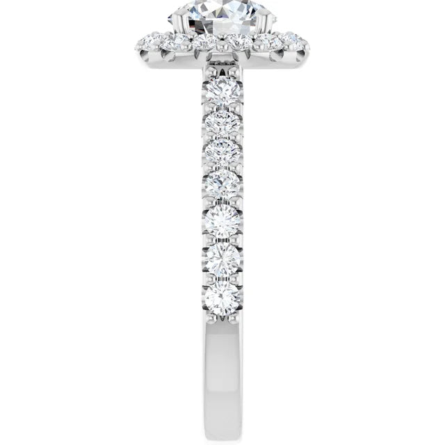 14K White Gold - 1.00