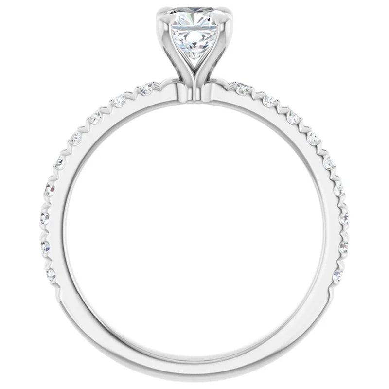 14K White Gold - 1.05