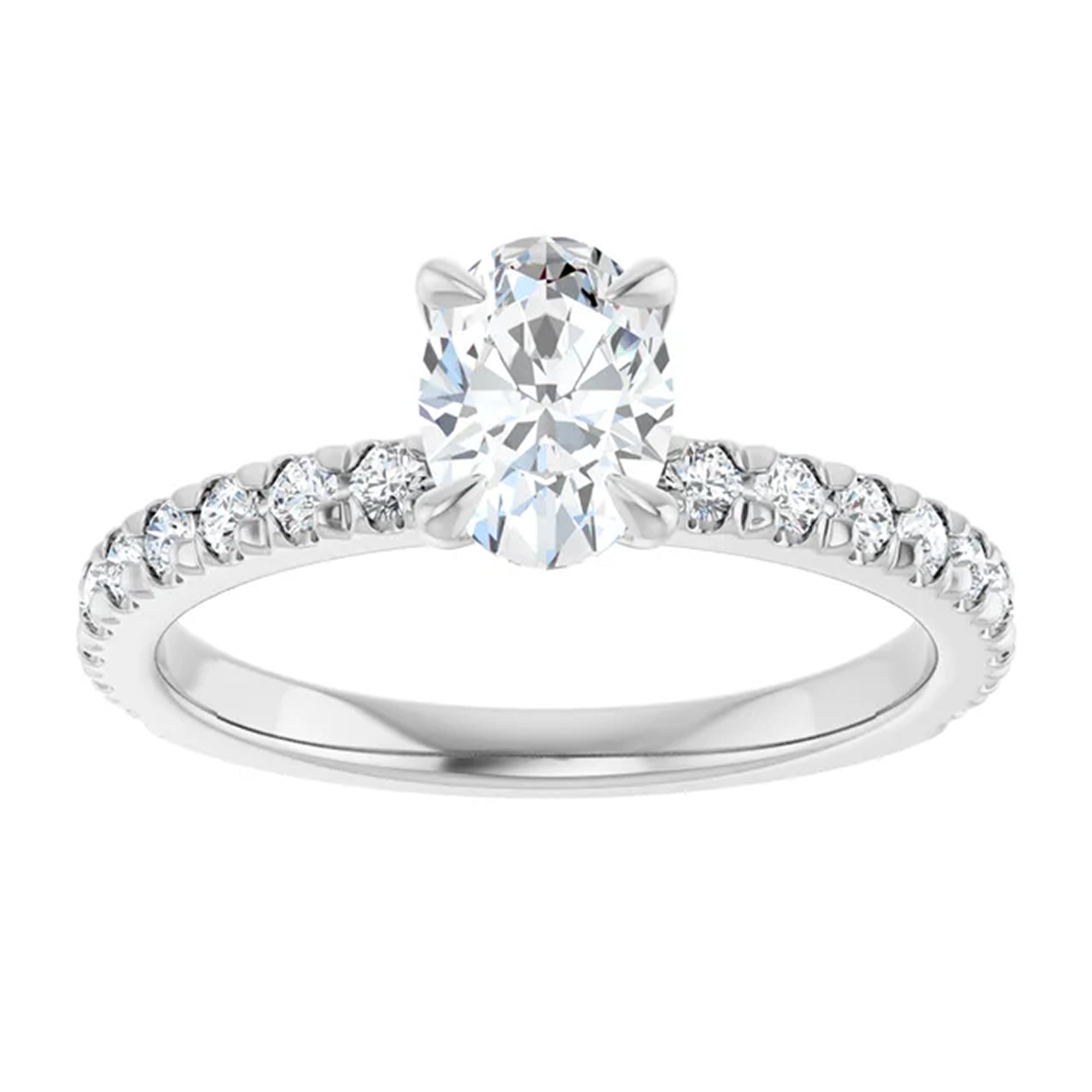 14K White Gold - 1.10