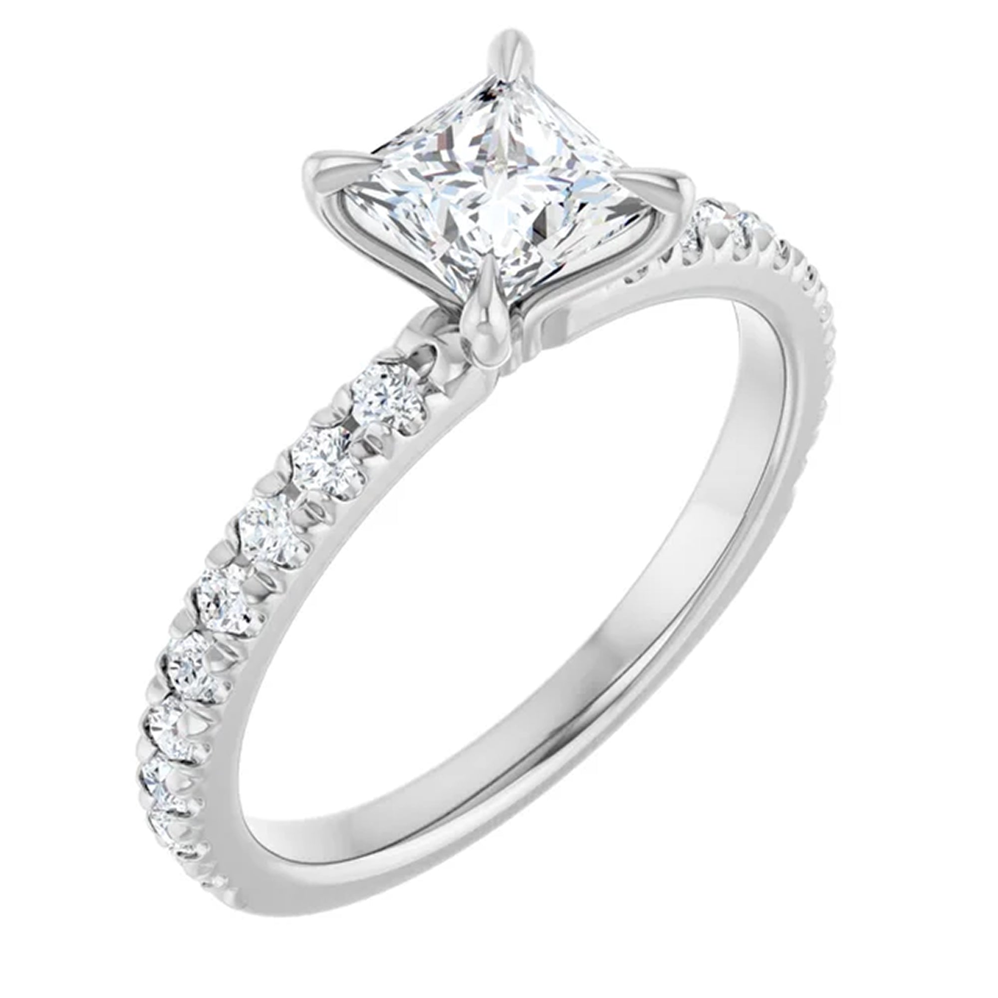 14K White Gold - 2.95