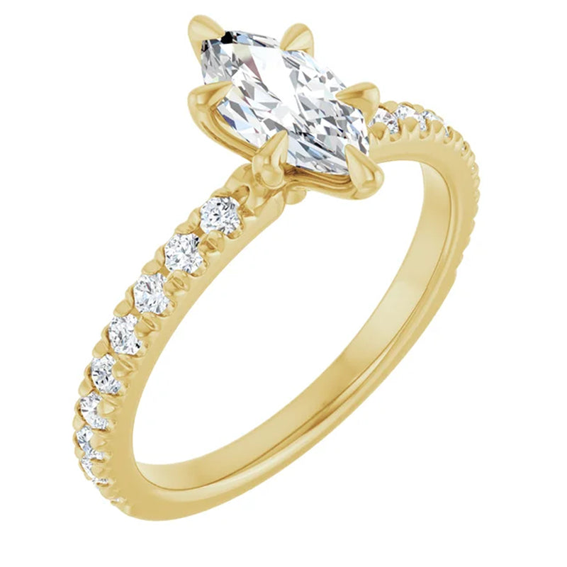 14K Yellow Gold - 1.05