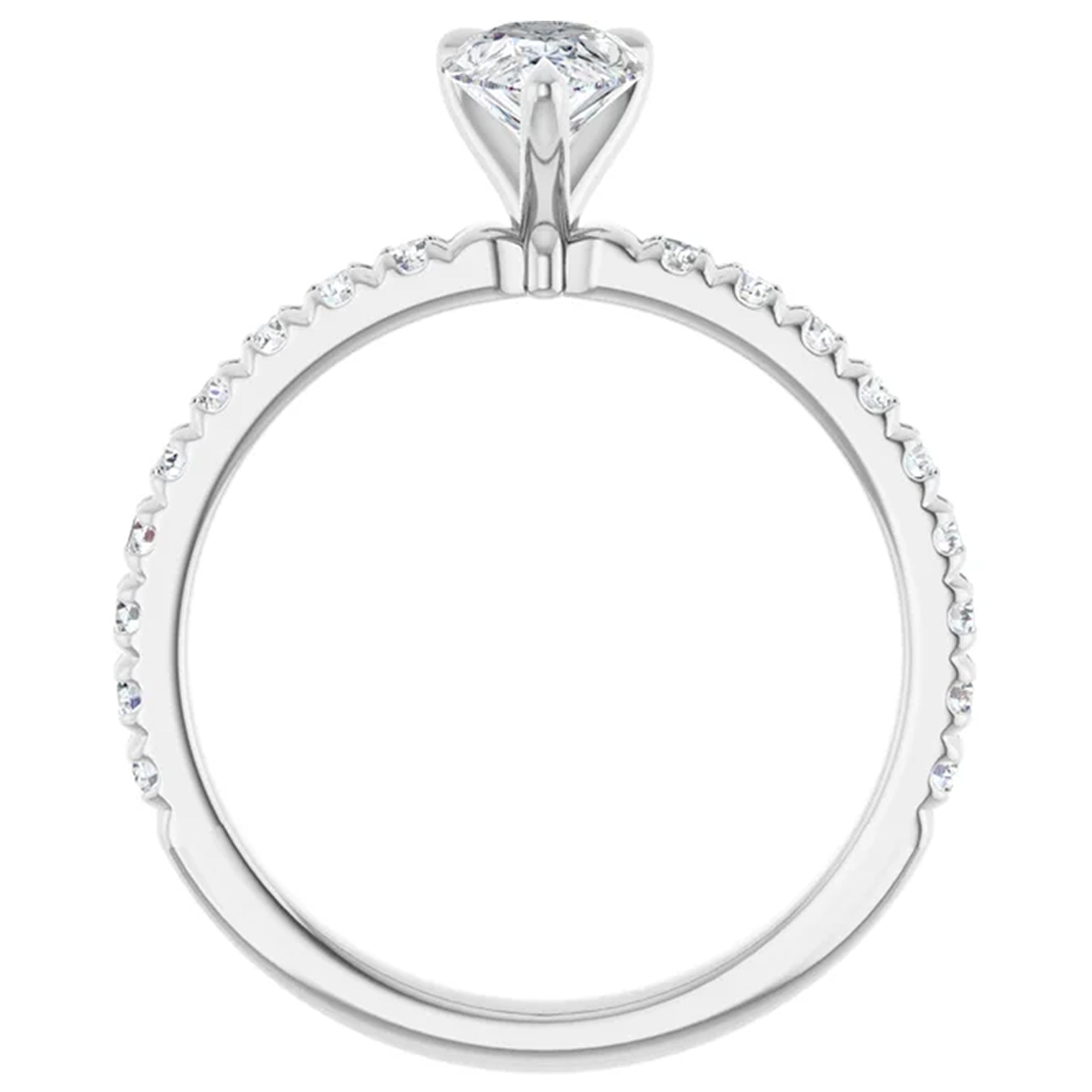 14K White Gold - 1.00