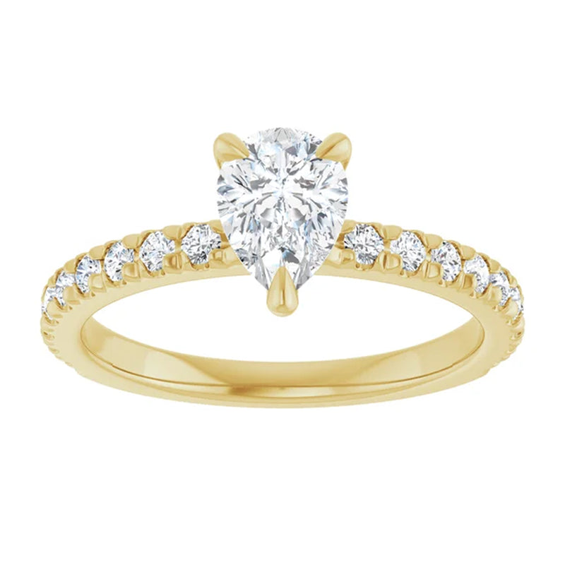 14K Yellow Gold - 1.00