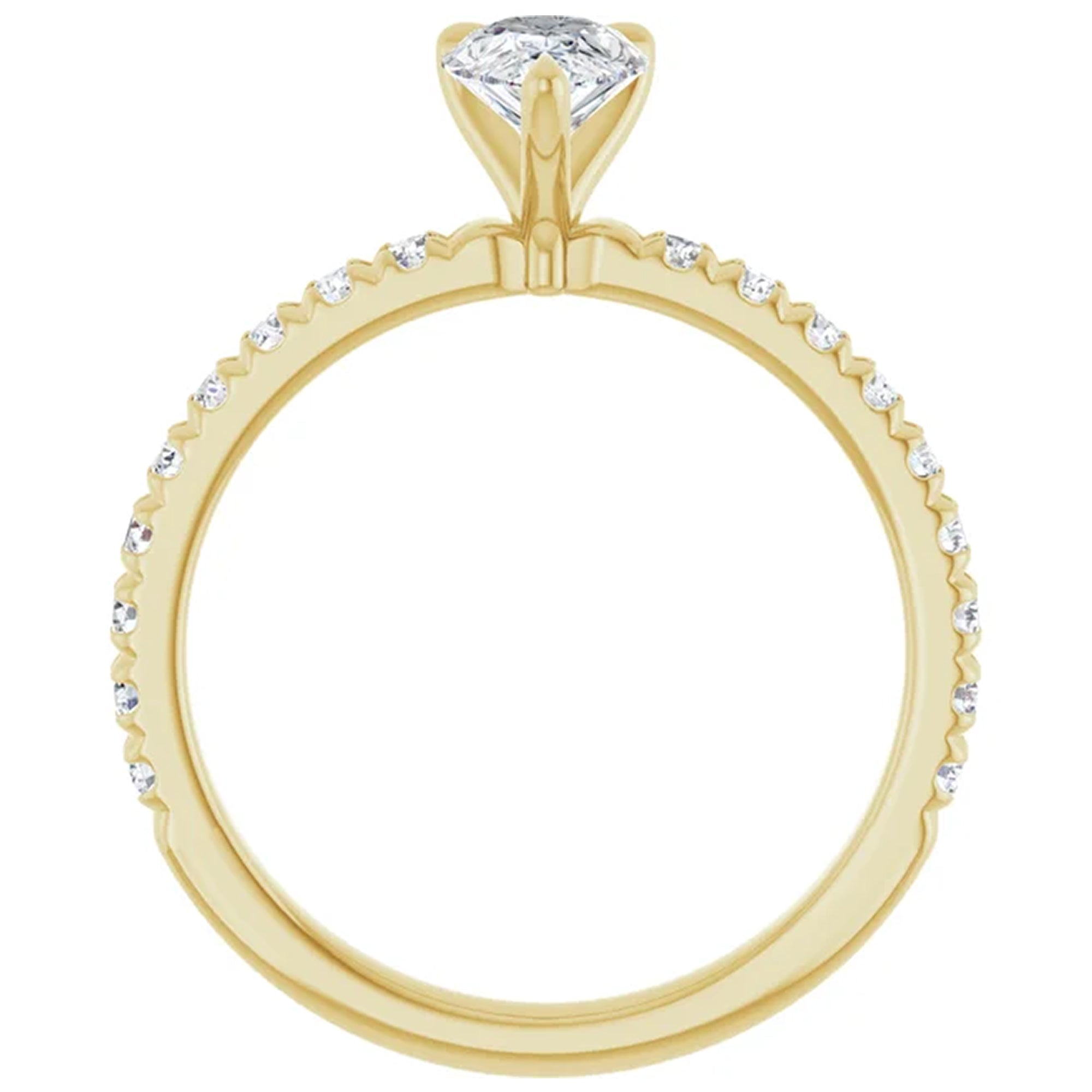 14K Yellow Gold - 1.00