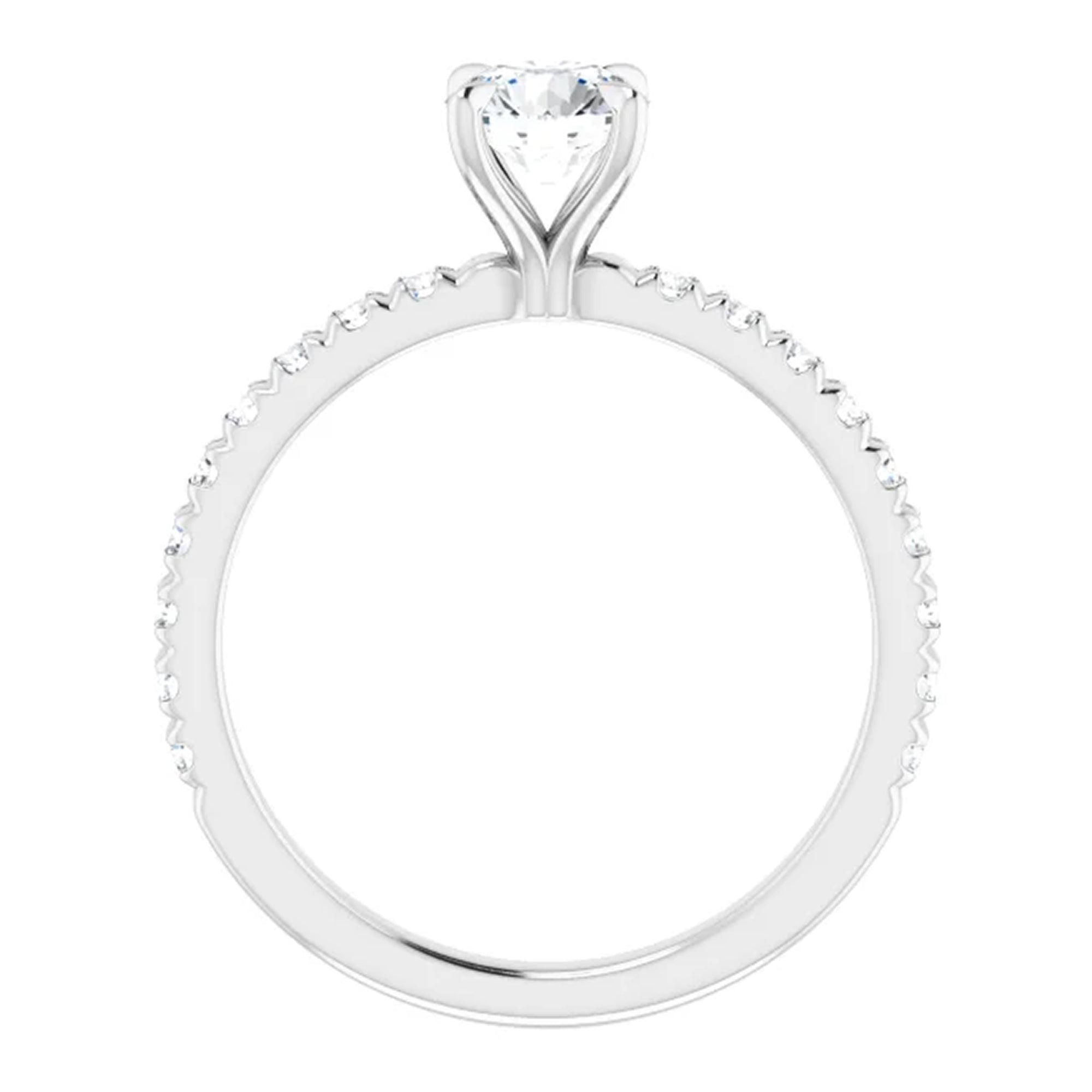 14K White Gold - 2.95