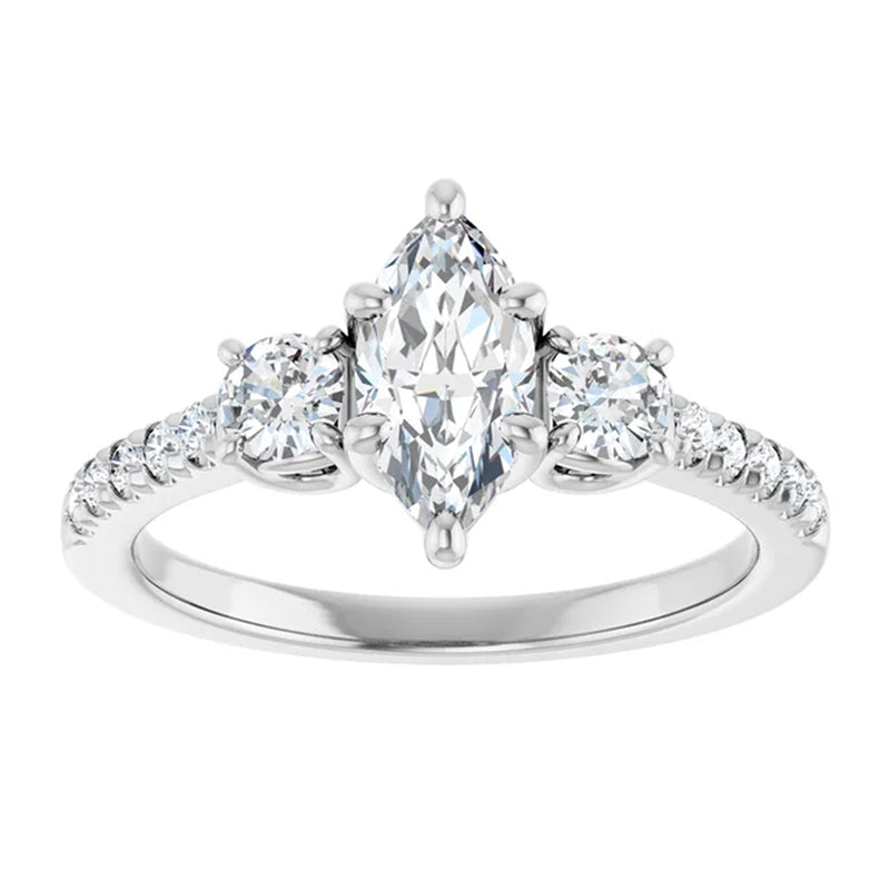 18K White Gold - 1.55