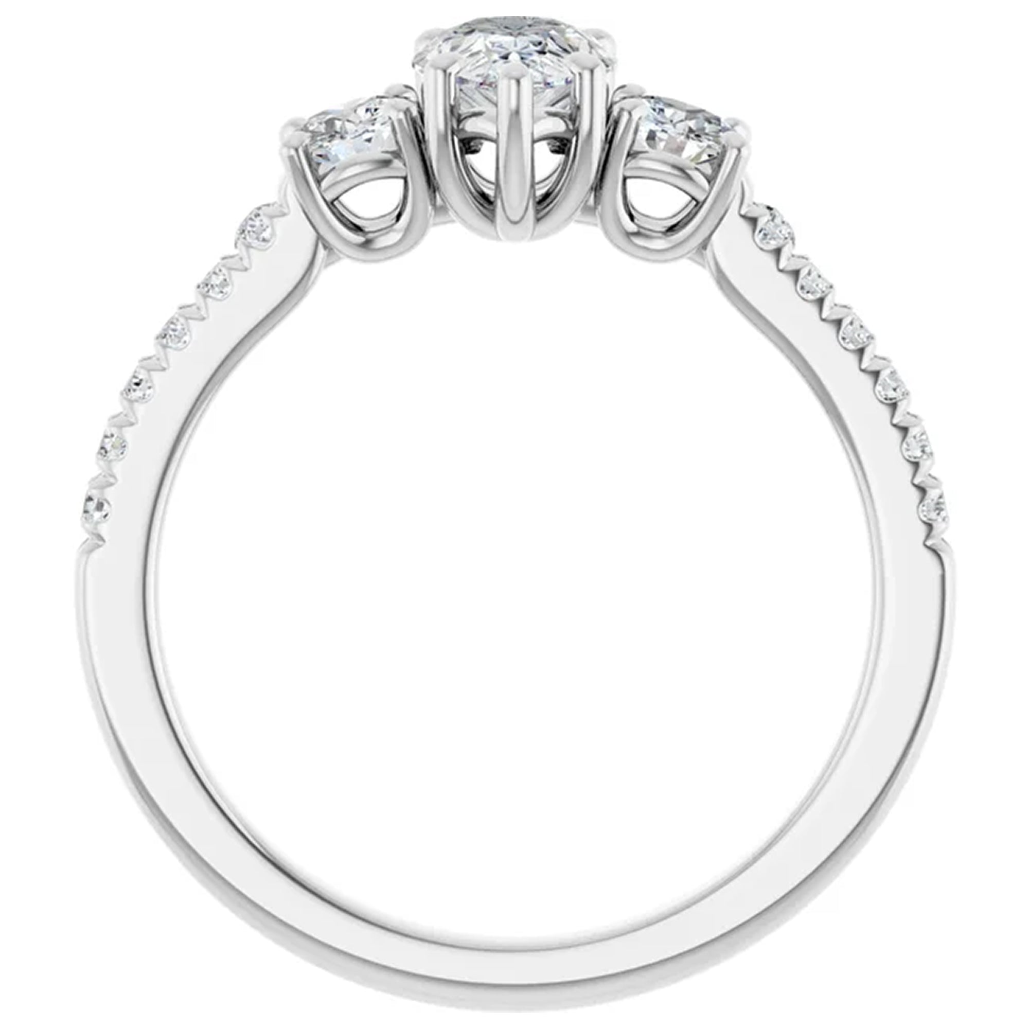 14K White Gold - 1.20