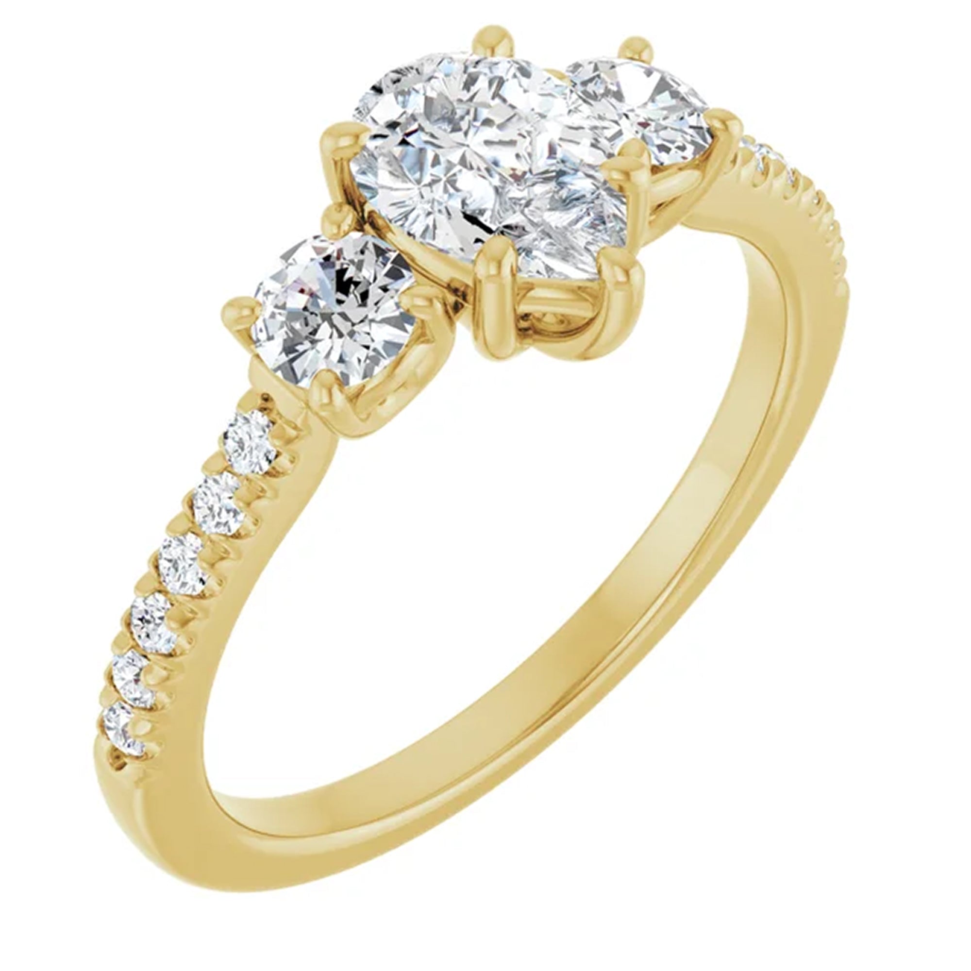 14K Yellow Gold - 2.15