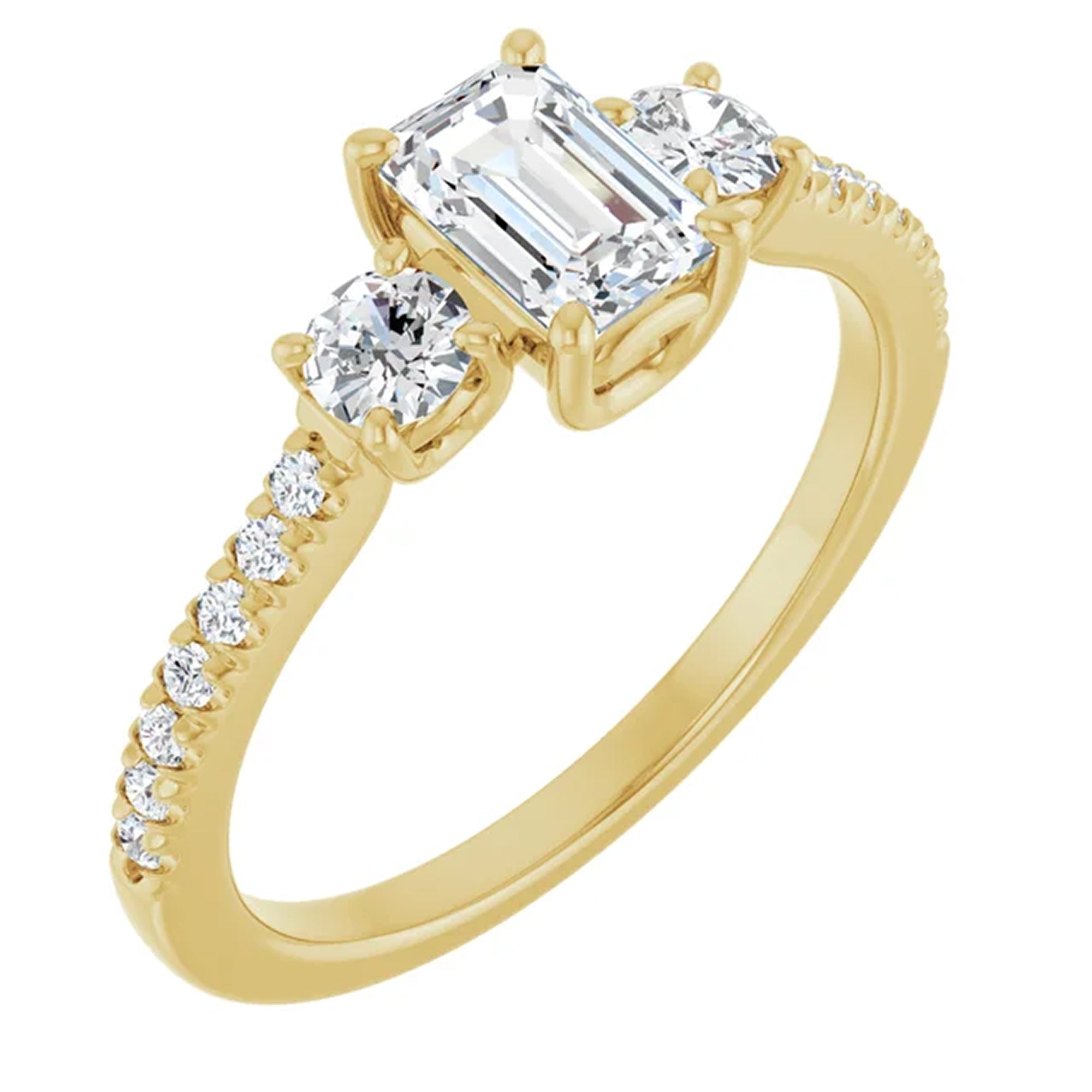 14K Yellow Gold - 1.05