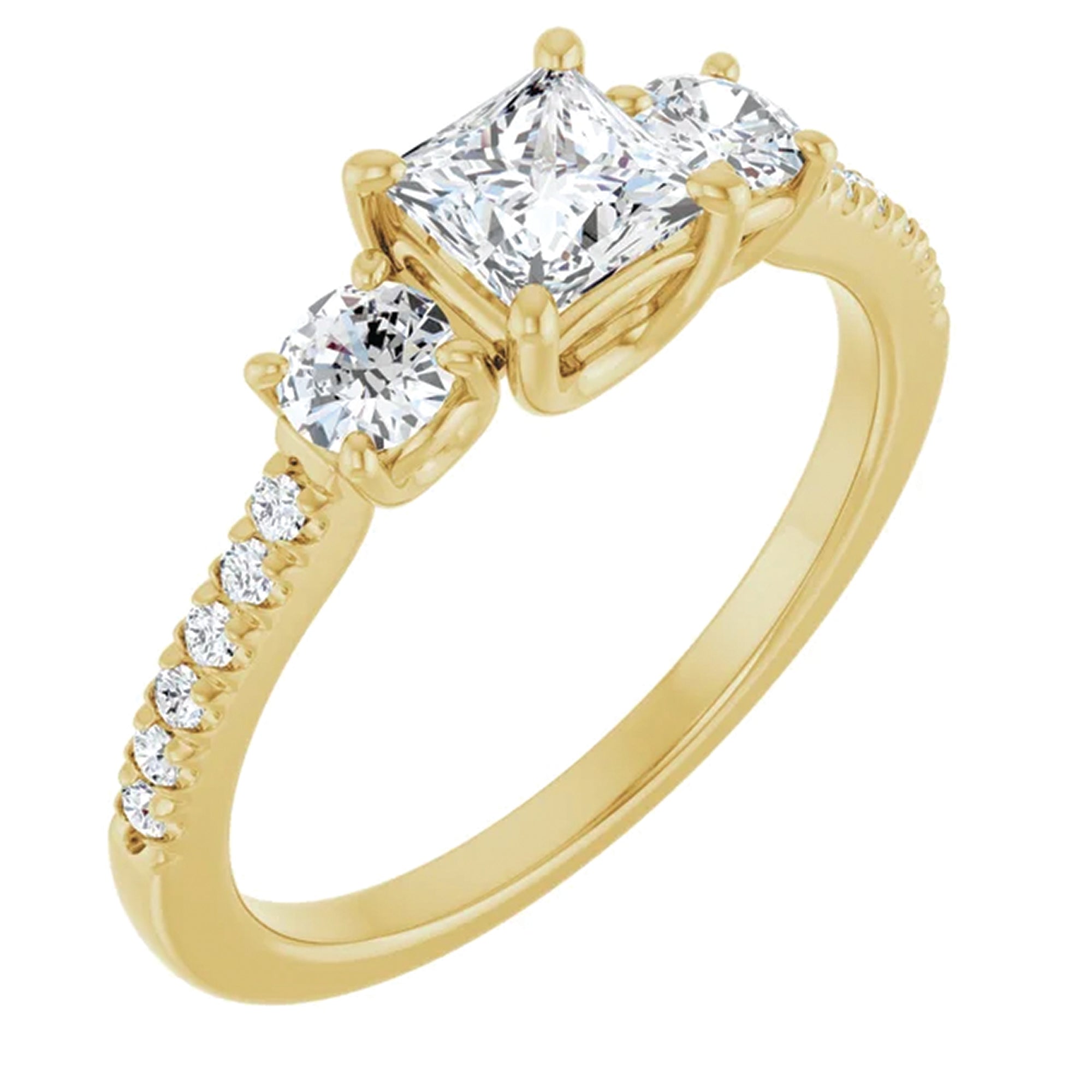 18K Yellow Gold - 3.90