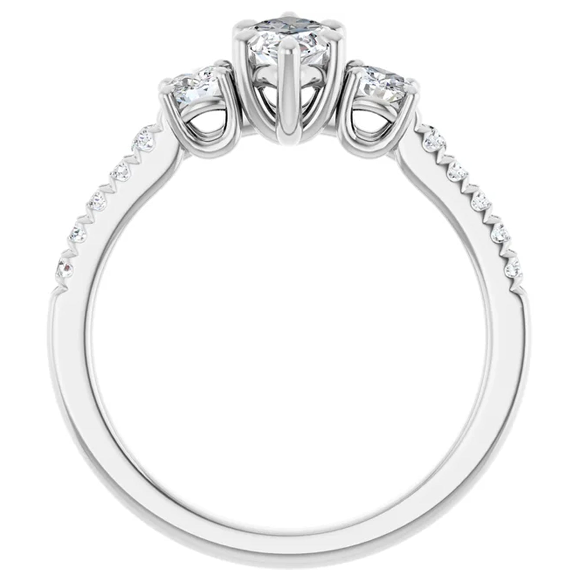 14K White Gold - 1.15