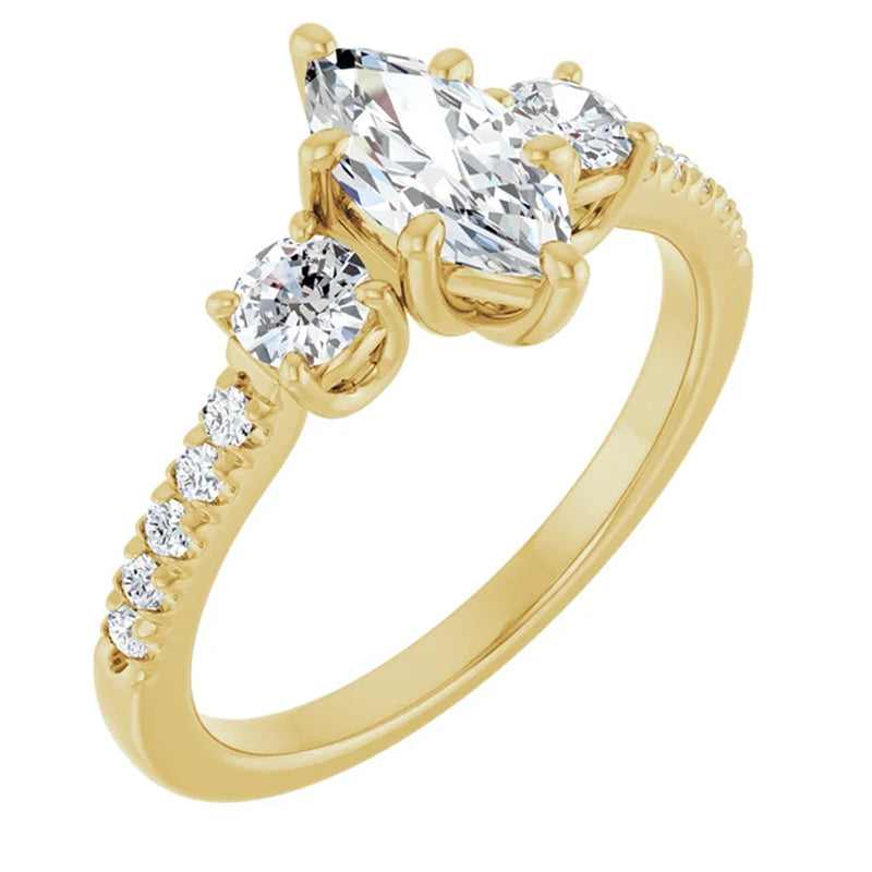 14K Yellow Gold - 1.15