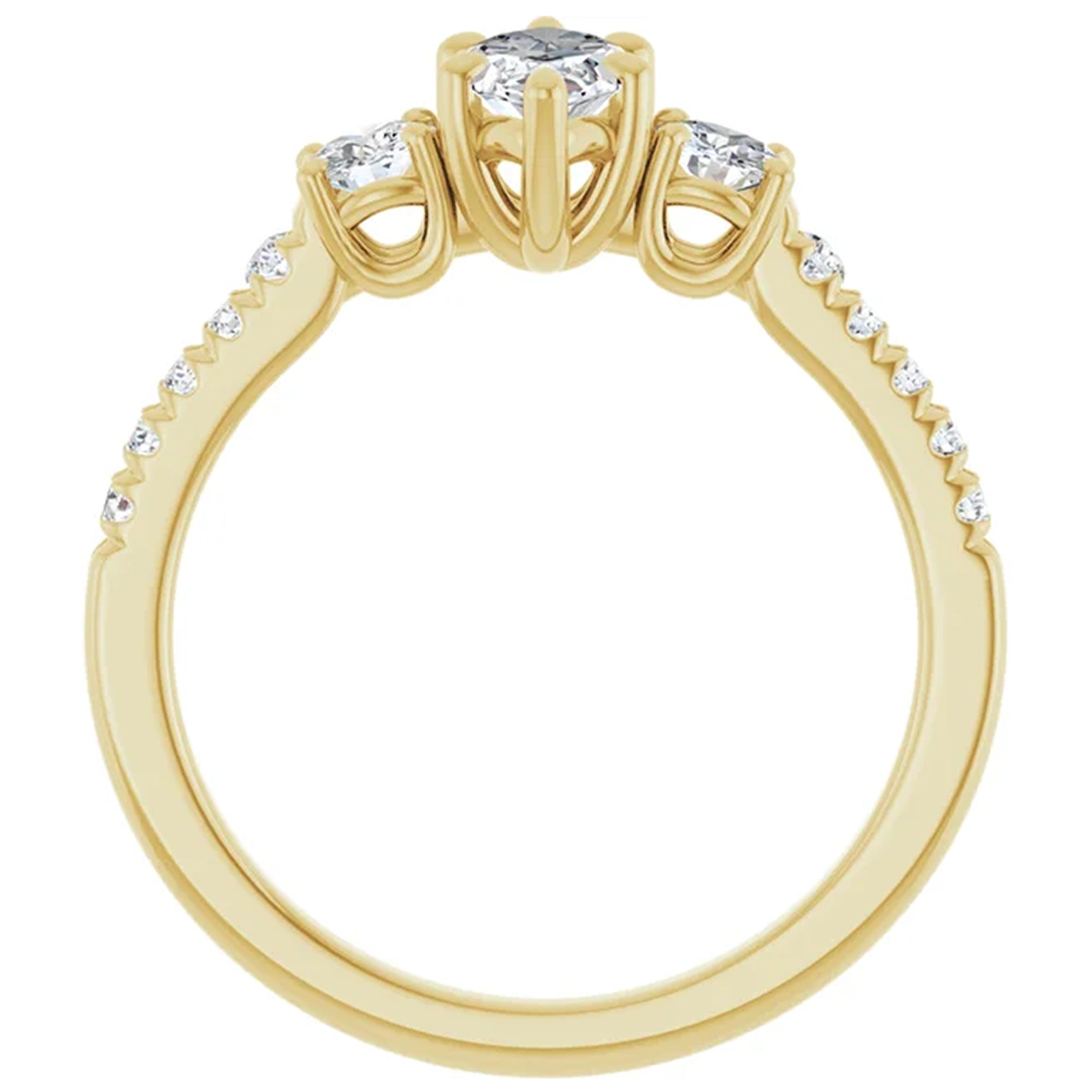 14K Yellow Gold - 1.15