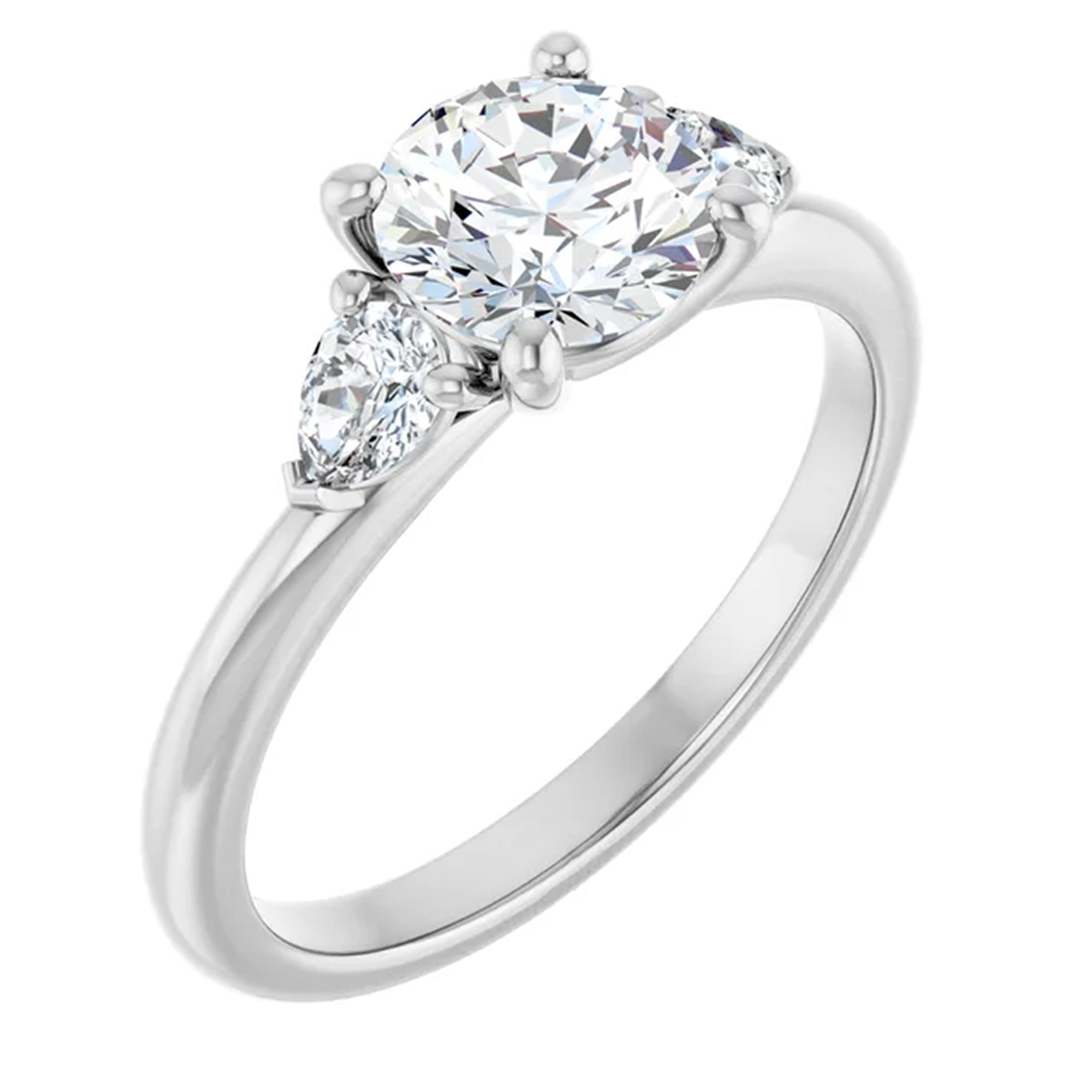 18K White Gold - 1.55