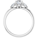 14K White Gold - 1.05