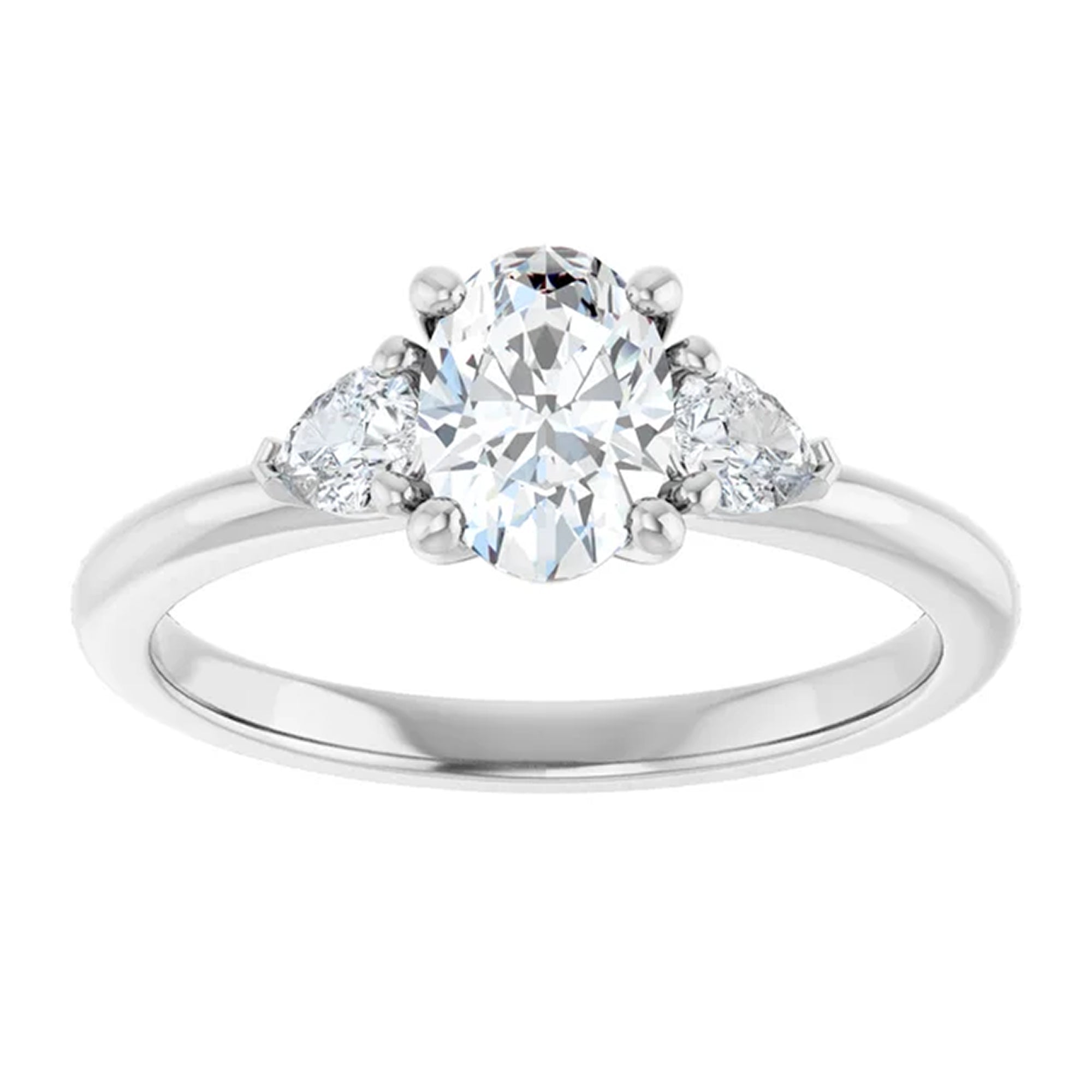 18K White Gold - 1.05