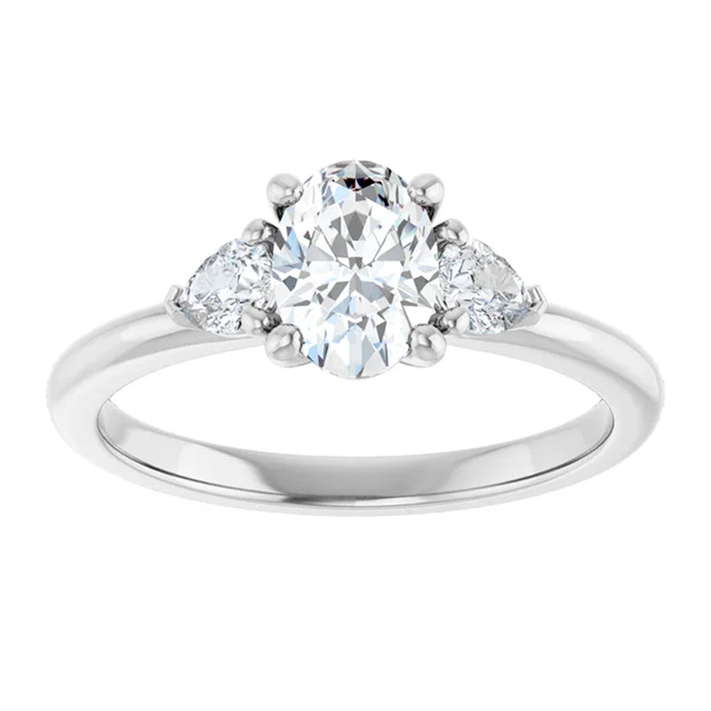 18K White Gold - 1.05