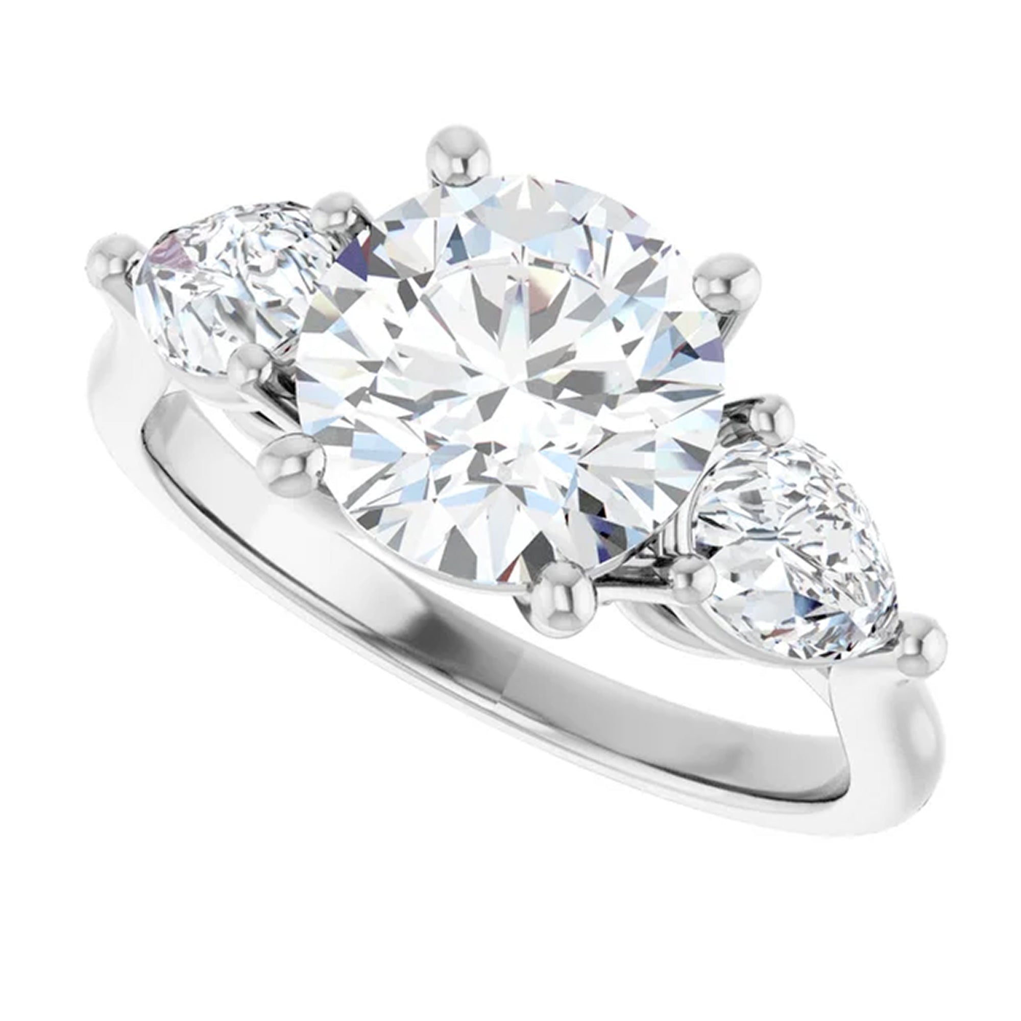 14K White Gold - 2.75