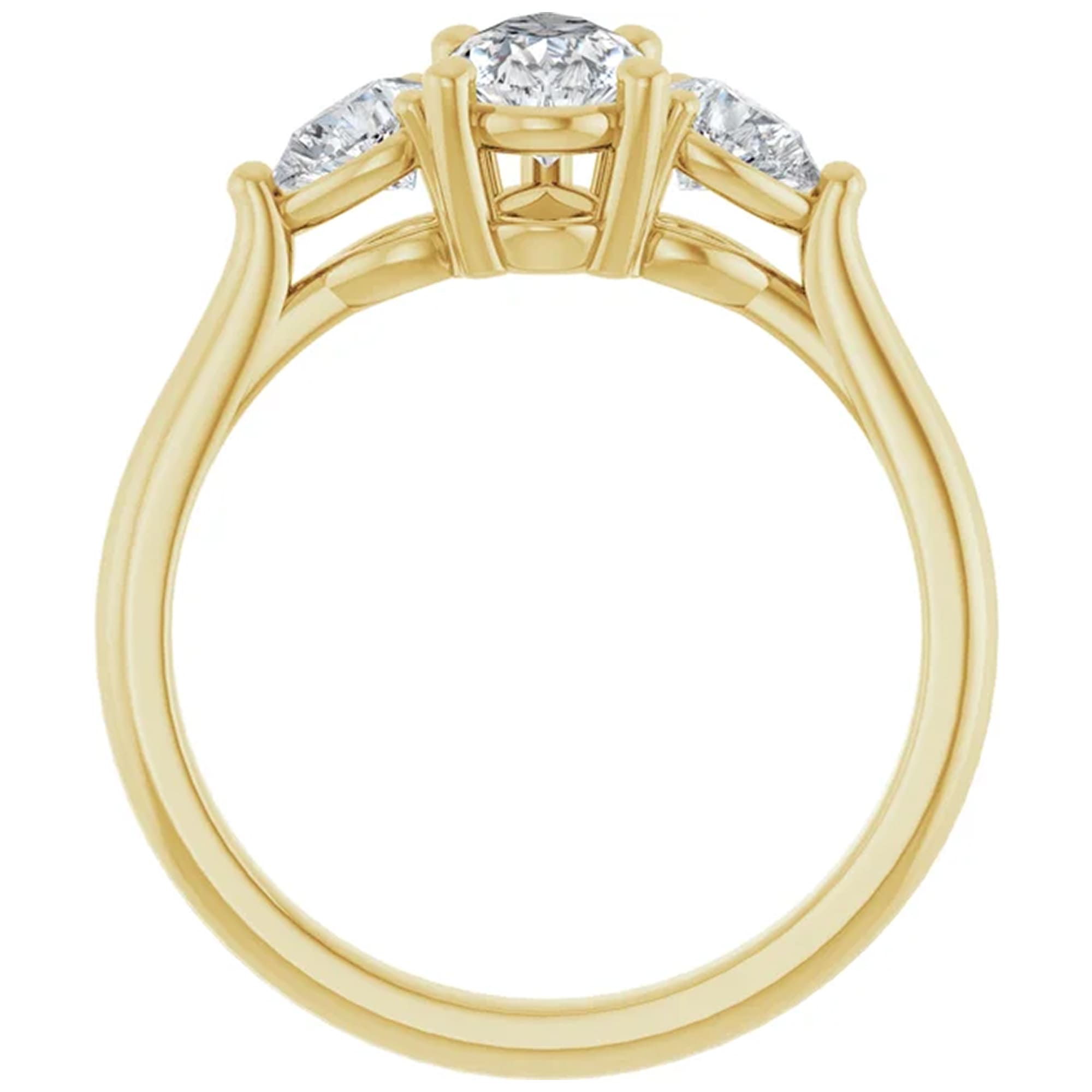14K Yellow Gold - 1.05