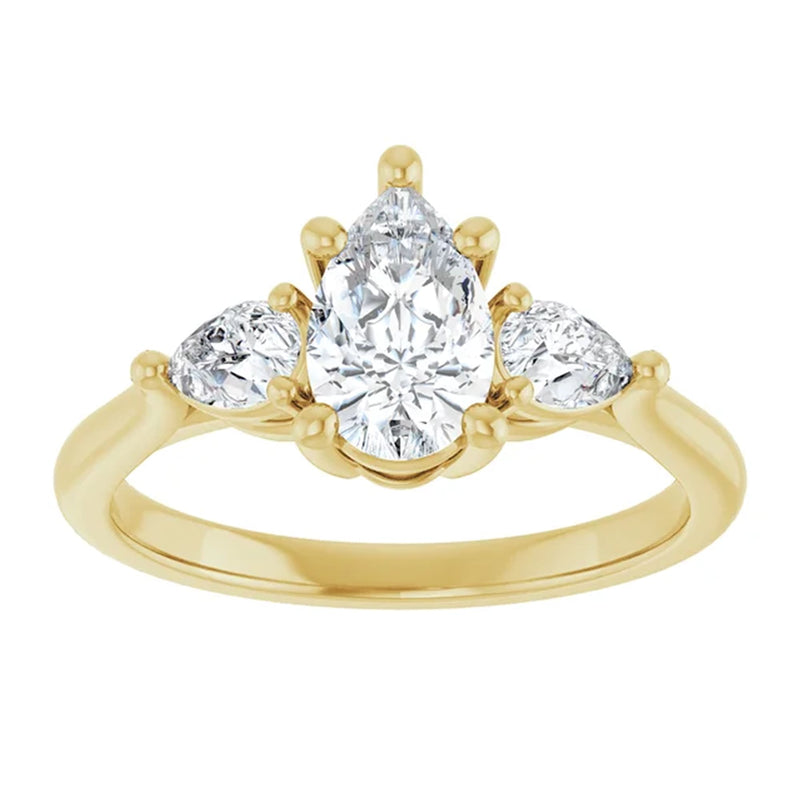 18K Yellow Gold - 1.05