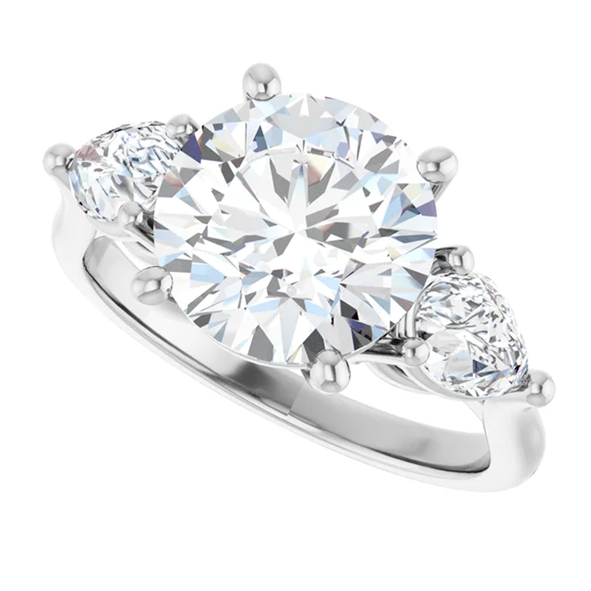 18K White Gold - 3.75