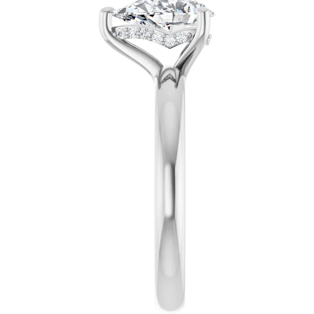 14K White Gold - 1.00