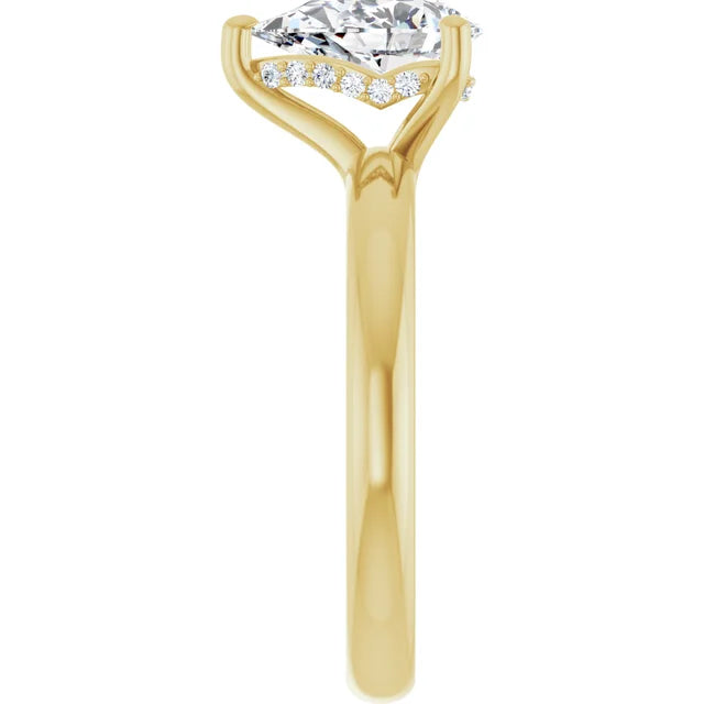 14K Yellow Gold - 1.00