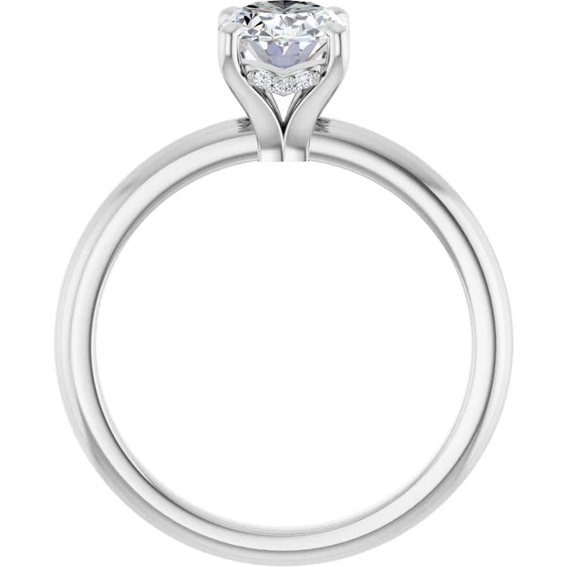 14K White Gold - 1.00
