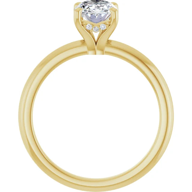 14K Yellow Gold - 1.00