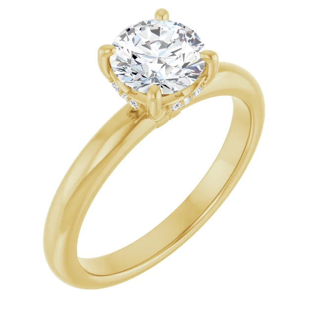 14K Yellow Gold - 1.00