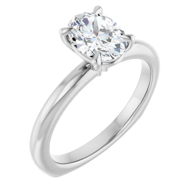14K White Gold - 1.00