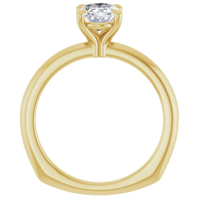 14K Yellow Gold - 1.00