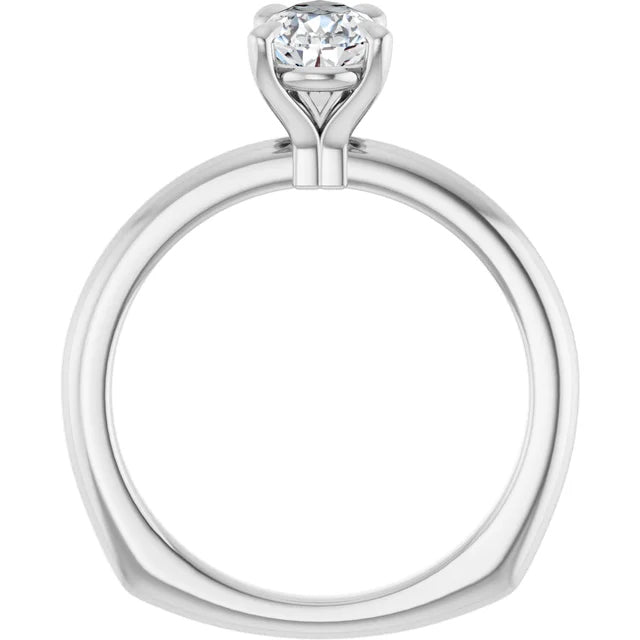 14K White Gold - 1.00