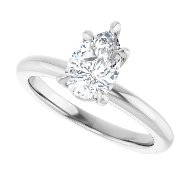 14K White Gold - 1.00