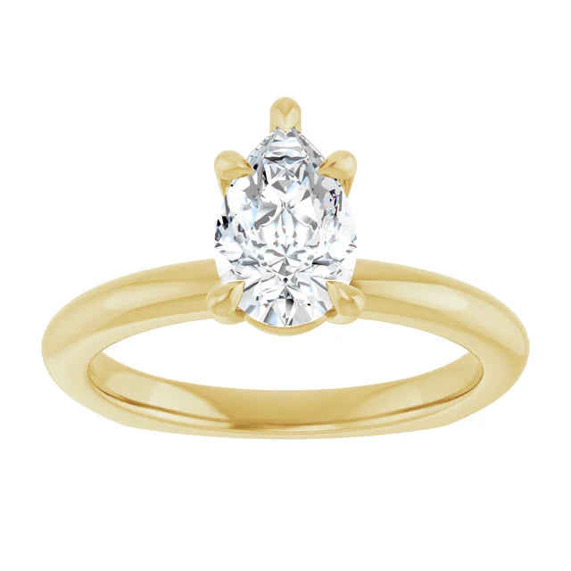 14K Yellow Gold - 1.00