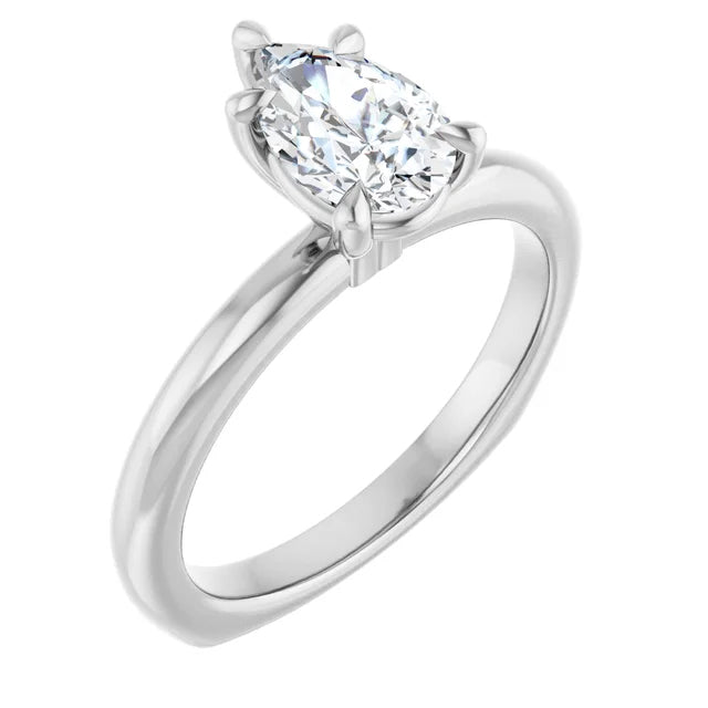 18K White Gold - 1.00