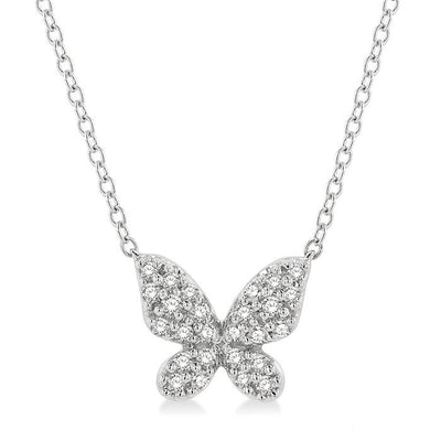 Butterfly Petite Diamond Pendant