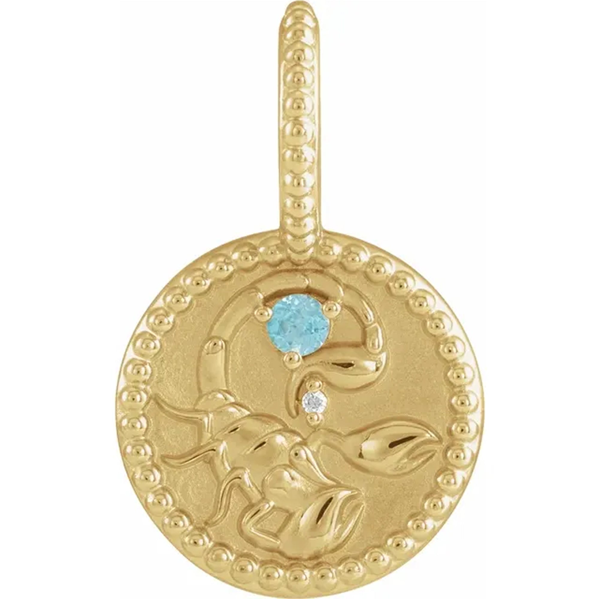 14K Yellow Gold - Scorpio