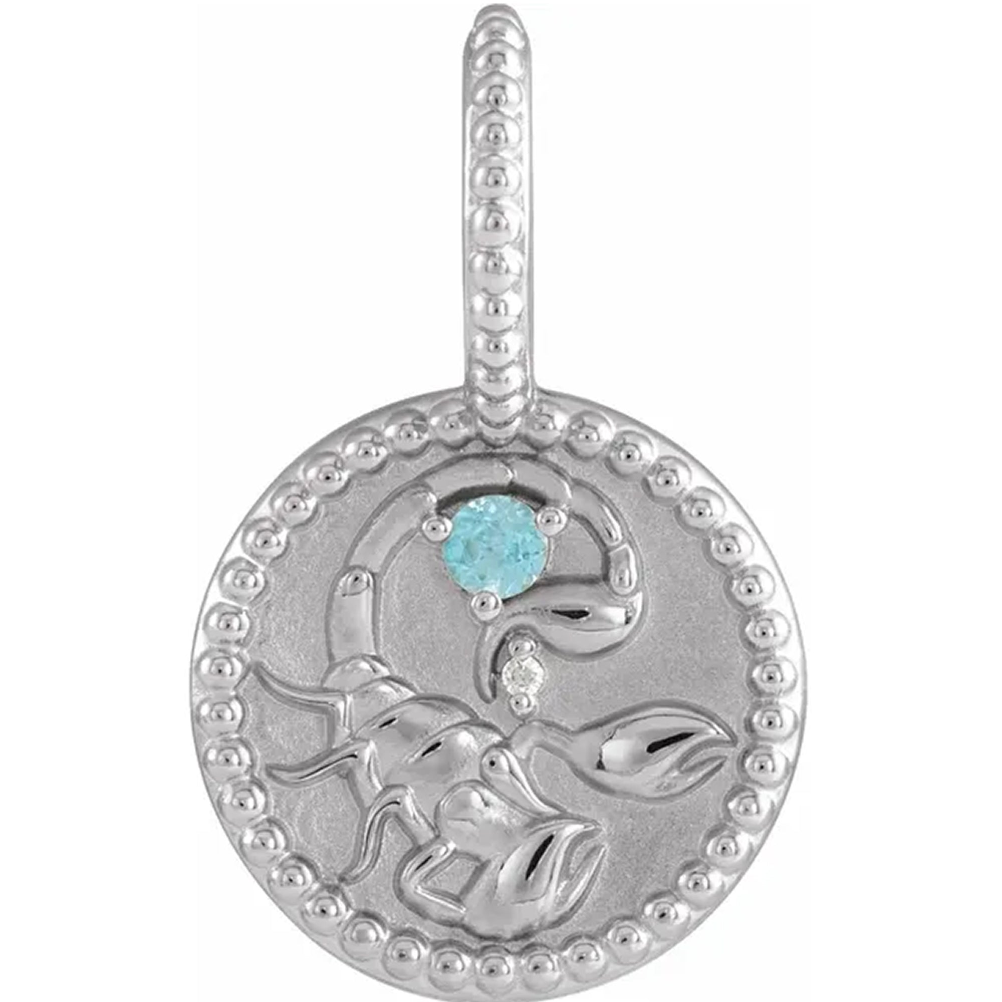 14K White Gold - Scorpio