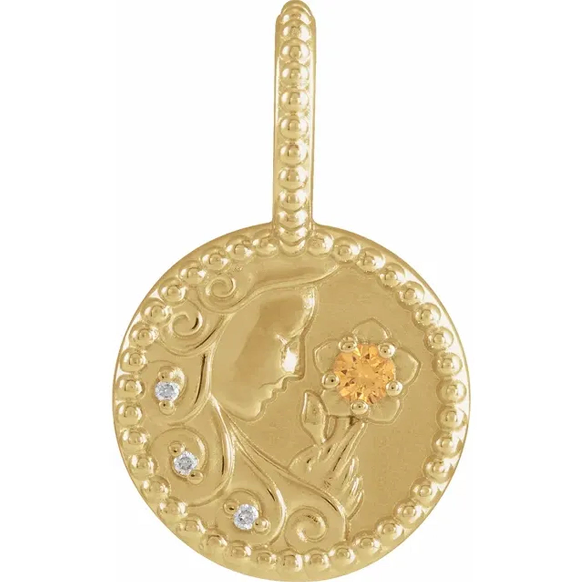 14K Yellow Gold - Virgo