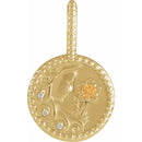 14K Yellow Gold - Virgo
