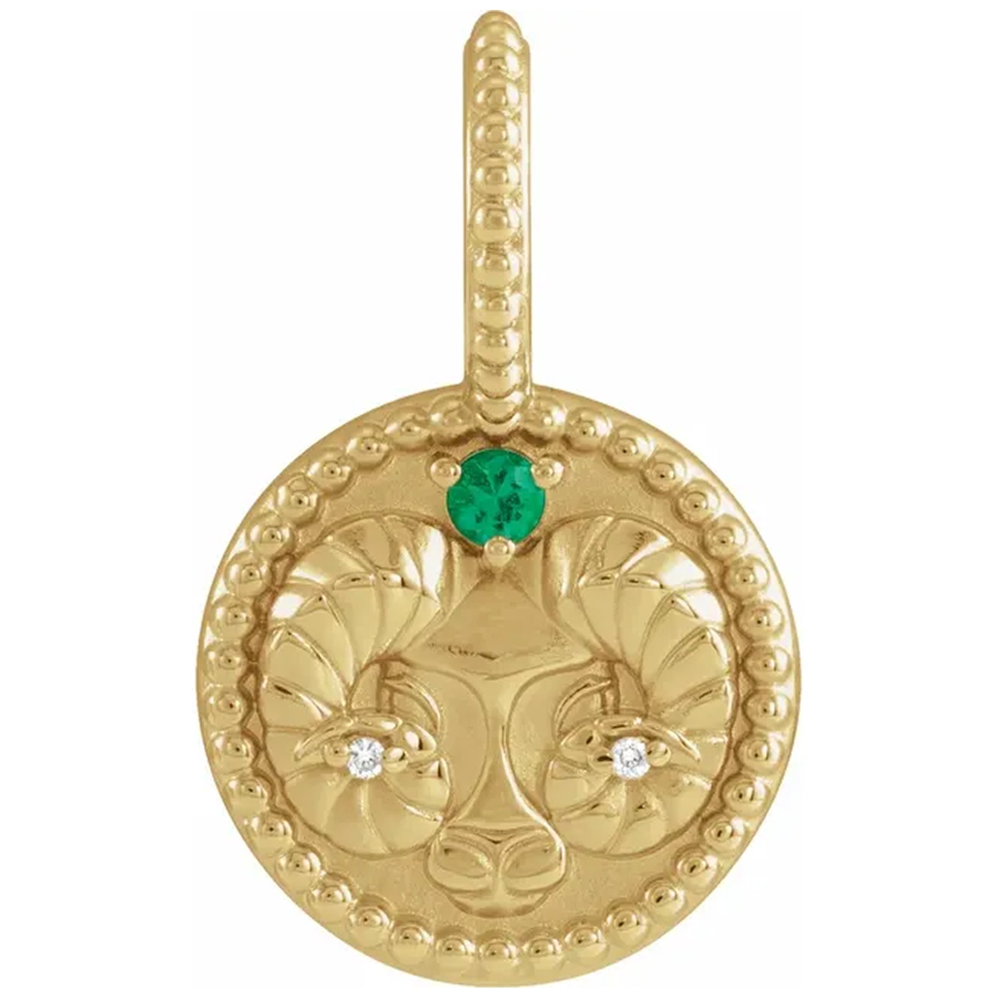 14K Yellow Gold - Aries