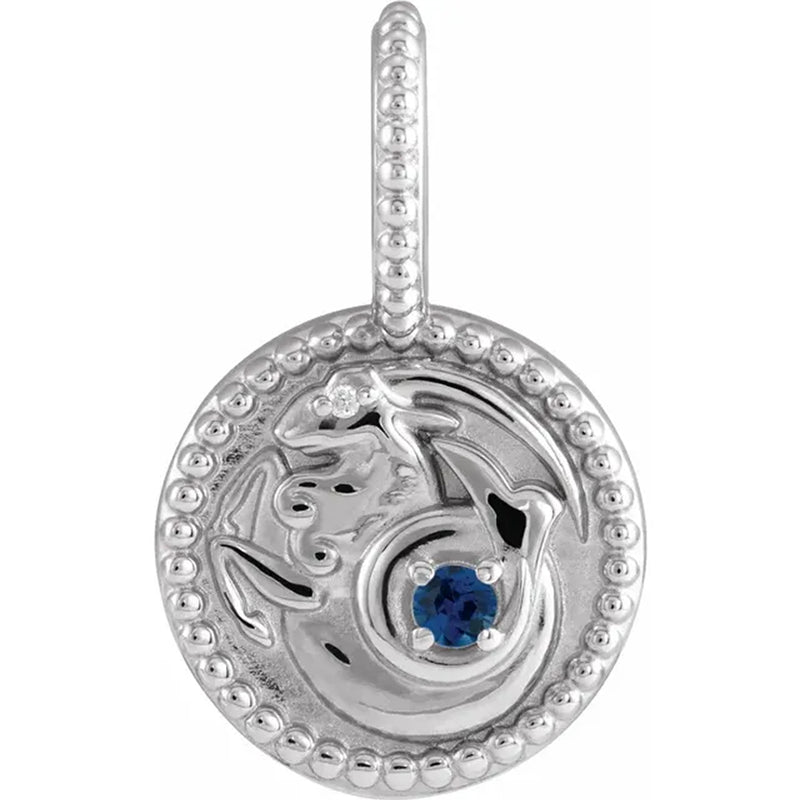 14K White Gold - Capricorn