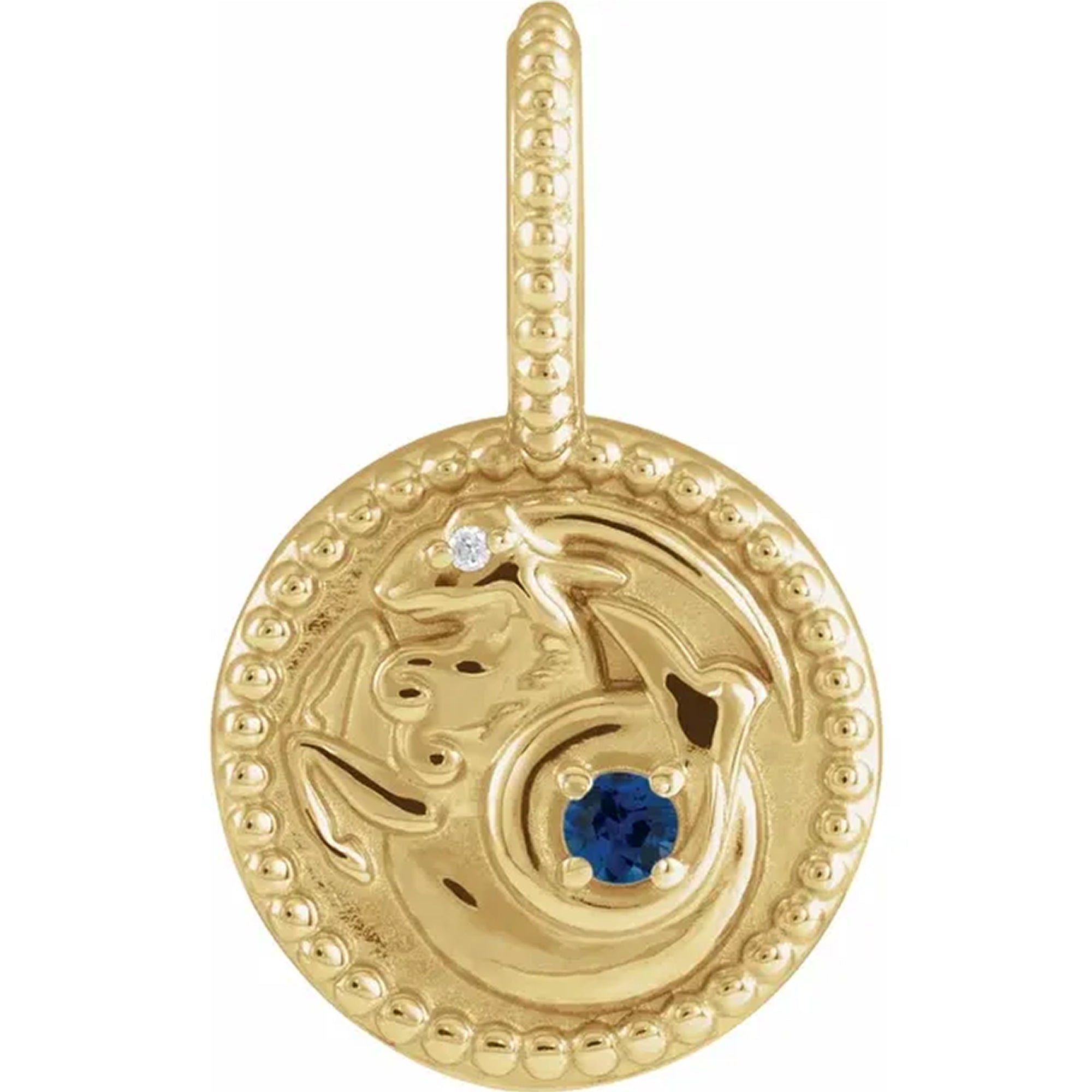 14K Yellow Gold - Capricorn
