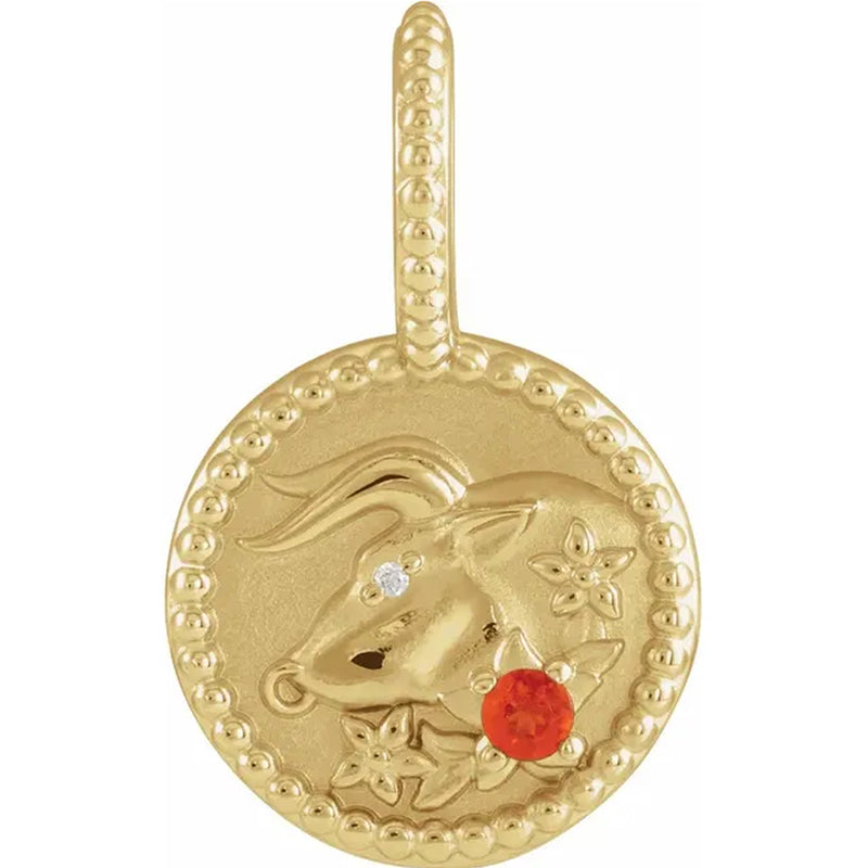 14K Yellow Gold - Taurus