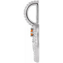 14K White Gold - Leo