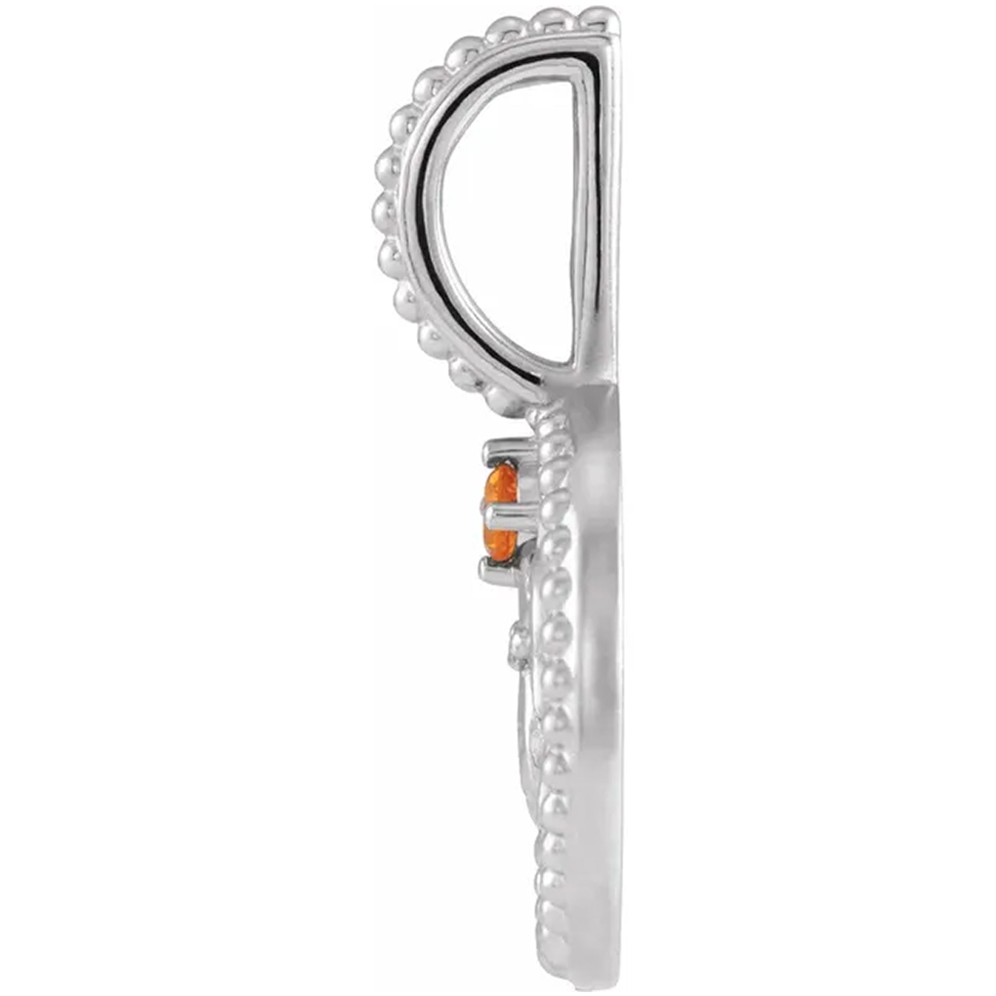 14K White Gold - Leo